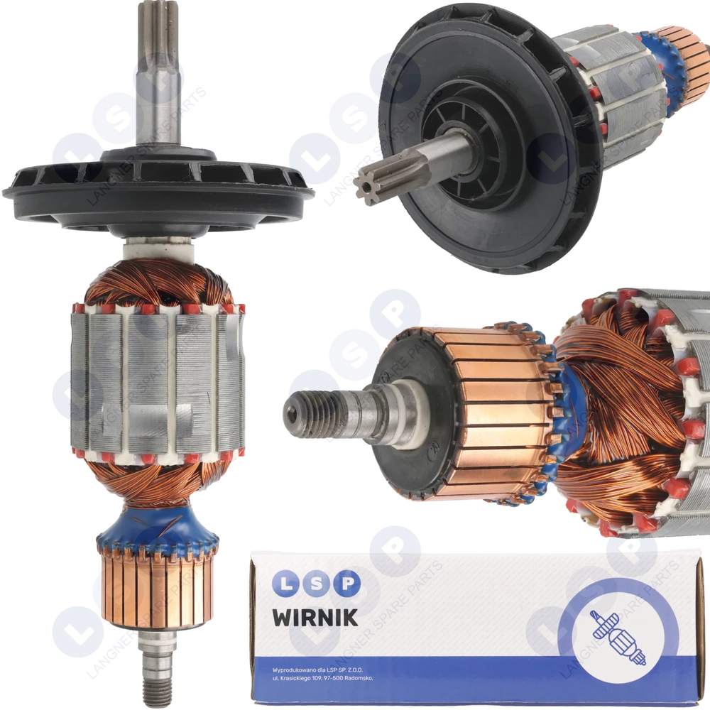 Rotor pre BOSCH GBH 5-40DE 5-40DCE GSH 5E 5C náhrada 7 zubov